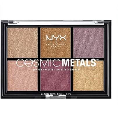  NYX  Cosmic Metals 6色高光盘 6.8折 7.5加元，原价 11加元