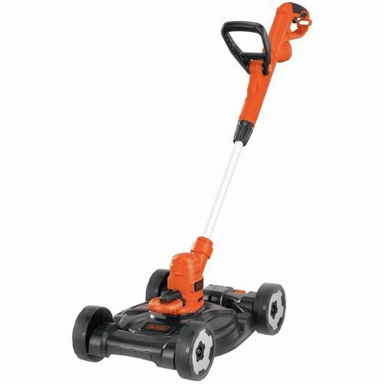  BLACK+DECKER MTE912 12英寸插电式三合一割草机/修边机 129加元包邮！