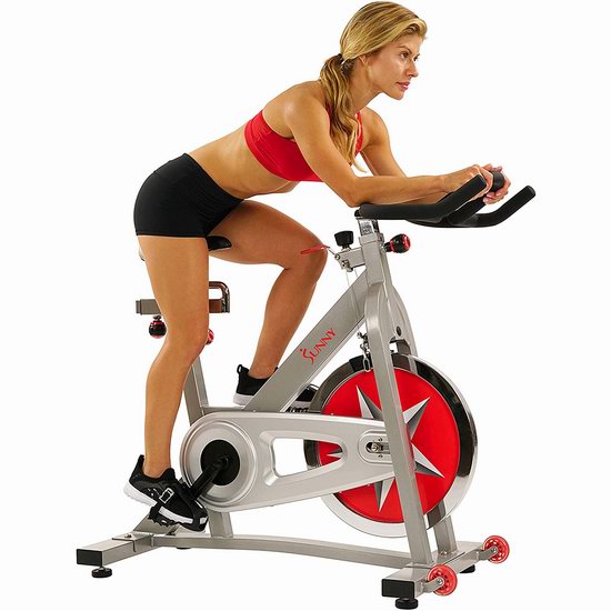 白菜价！历史新低！Sunny Health & Fitness Pro SF-B901 链条版家用动感健身自行车2.7折 132.55加元包邮！Walmart同款378.46加元！