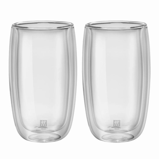  Zwilling Sorrento 双立人 双层隔热保温 咖啡杯/饮料杯/玻璃杯5折 23.99加元！