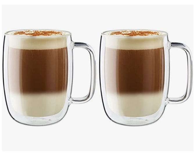  Zwilling 双立人 Sorrento Plus 双层隔热保温 咖啡杯/饮料杯（450ml）2件套5.5折 29.99加元！