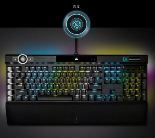  Corsair K100 RGB 光学机械游戏键盘 7.5折 248.98加元，原价 329.99加元，包邮