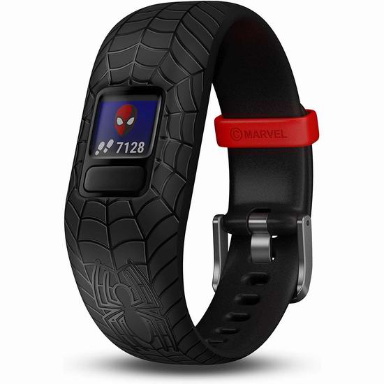  历史新低！Garmin 佳明 vívofit Jr. 2 漫威蜘蛛侠 儿童运动手环4折 39.96加元包邮！