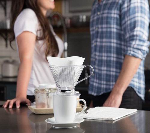  Melitta 锥形竹制双层咖啡过滤器 4.63加元（原价 6.49加元）