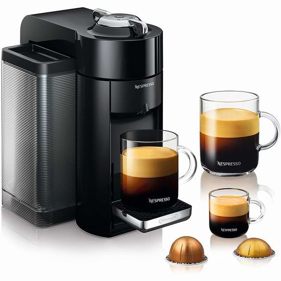  DeLonghi 德龙 Nespresso Vertuo 胶囊咖啡机5.4折 149.99加元包邮！