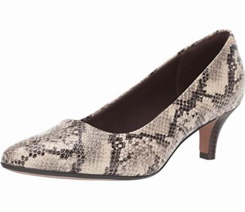 Clarks Linvale女士高跟鞋 33.12加元（5.5/6.5/9.5码），原价 68.03加元