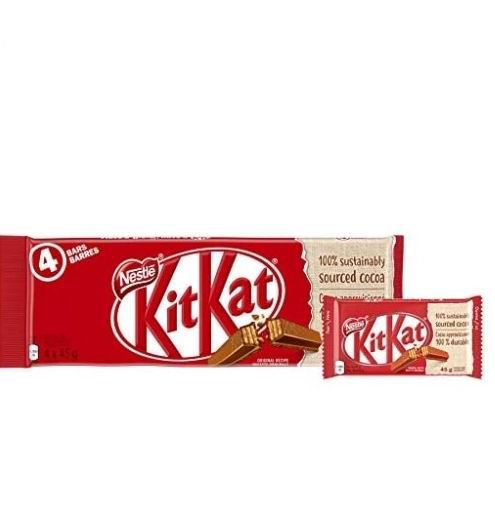  KIT KAT 牛奶巧克力威化饼4x45克  3.97加元