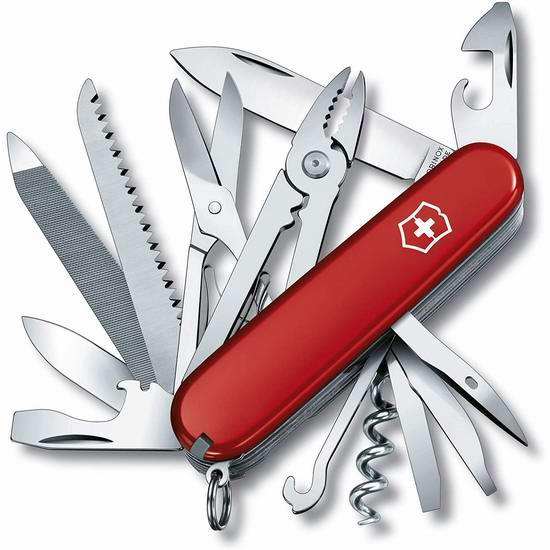  历史新低！Victorinox Handyman 维氏瑞士军刀 工艺大师 24功能口装刀4.9折 63.95加元包邮！DIY爱好者必备款！