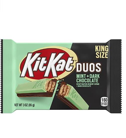  Kit Kat Duos 薄荷黑巧克力威化 9.99加元，原价 11.49加元