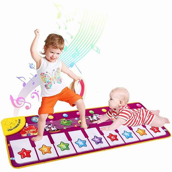  白菜价！历史新低！HomeChi 婴幼儿电子琴跳舞毯2.8折 7.99加元清仓！