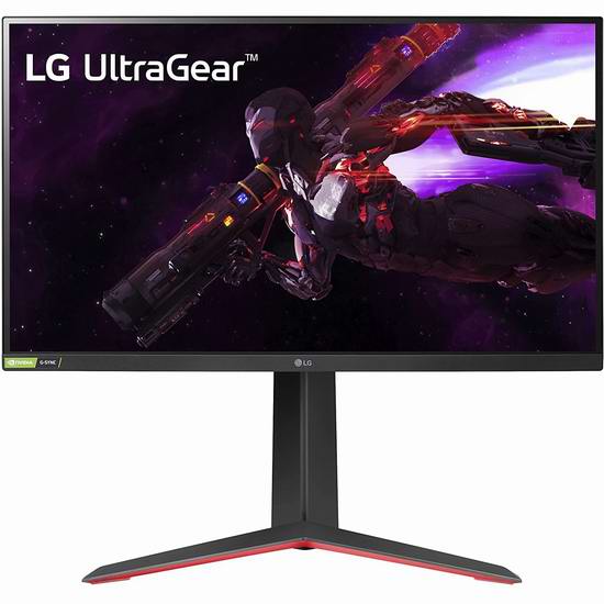  历史新低！LG 27GP850-B 27英寸 NanoIPS 2K 180Hz HDR400 1ms 兼G-Sync 设计师 小金刚 游戏显示器6.9折 449加元包邮！