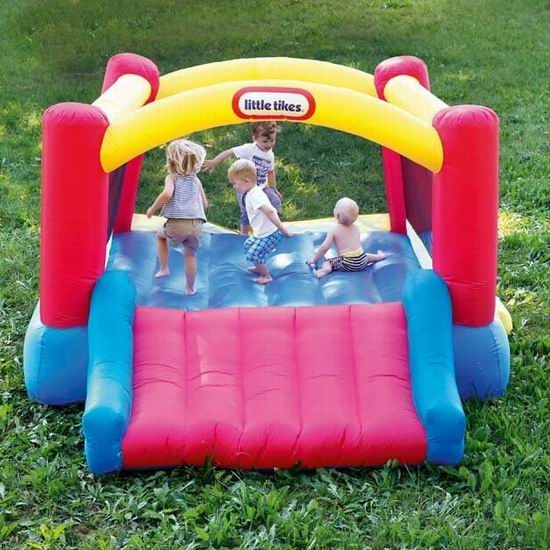  Little Tikes 小泰克 Jump n Slide 大型户外一体式儿童充气蹦床+滑梯组合 308.55加元包邮！会员专享！