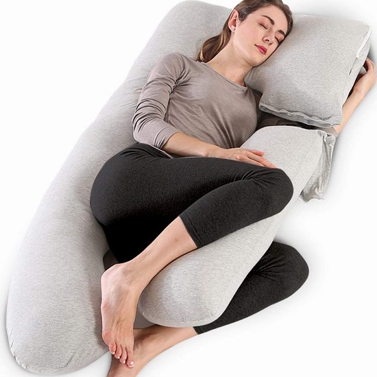  历史新低！Chilling Home U型身体支撑枕/孕妇身体枕5.1折 45.99加元包邮！2色可选！