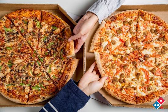 Dominos Pizza 达美乐披萨连锁店，全场披萨5折！