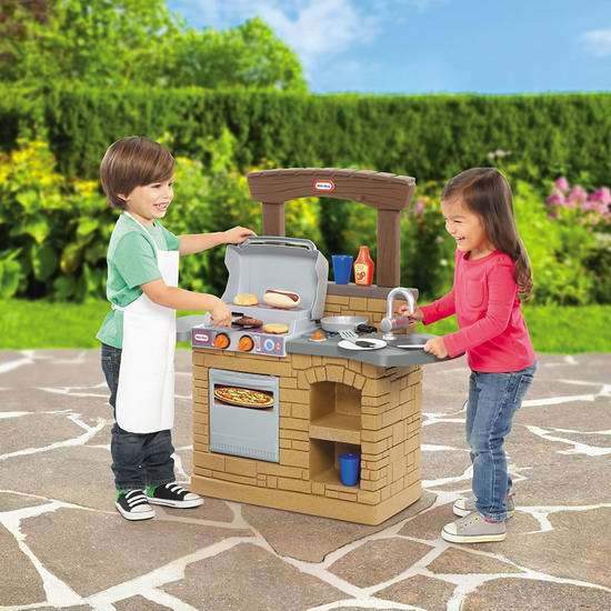  Little Tikes 小泰克 Cook 'n Play 儿童仿真BBQ烧烤炉玩具5折 49.97加元包邮！