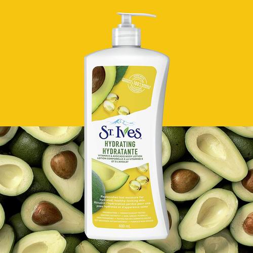  St. Ives Hydrating 含维生素 E牛油果 保湿身体乳 600毫升 4.72加元