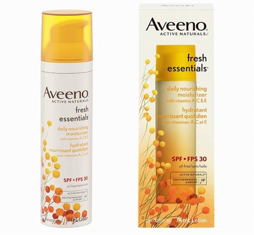  Aveeno 保湿滋养面霜SPF 30  74毫升 14.55加元，原价 17.97加元