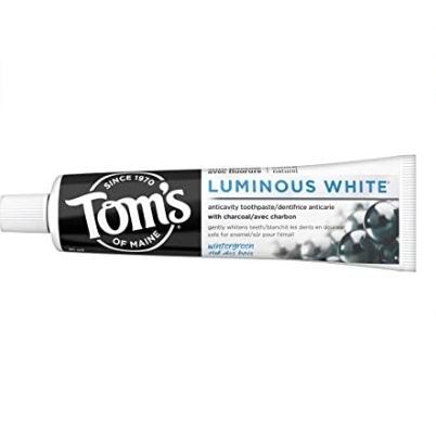  Tom's of Maine Luminous 含氟木炭冬青亮白牙膏 85毫升 5.31加元，原价 6.99加元