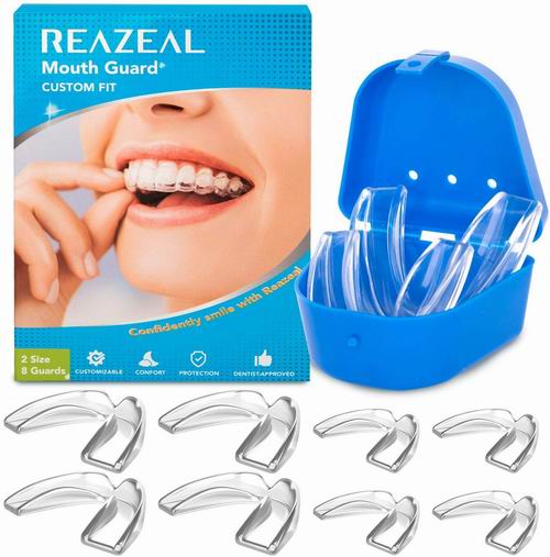  夜间防磨牙神器！Reazeal 防磨牙牙套 8件装 15.8加元（原价 22.99加元）