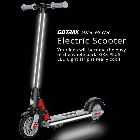  GOTRAX GKS Plus 重力感应加速 儿童电动滑板车6.8折 204.49加元限量特卖并包邮！3色可选！
