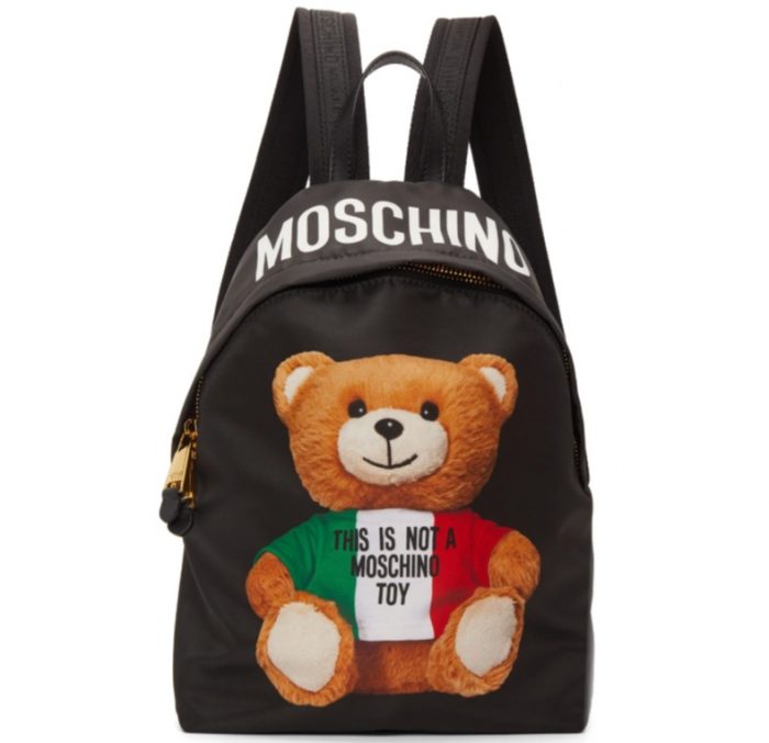  史上最可爱！Moschino意大利泰迪熊双肩包 760加元，原价 905加元，包邮