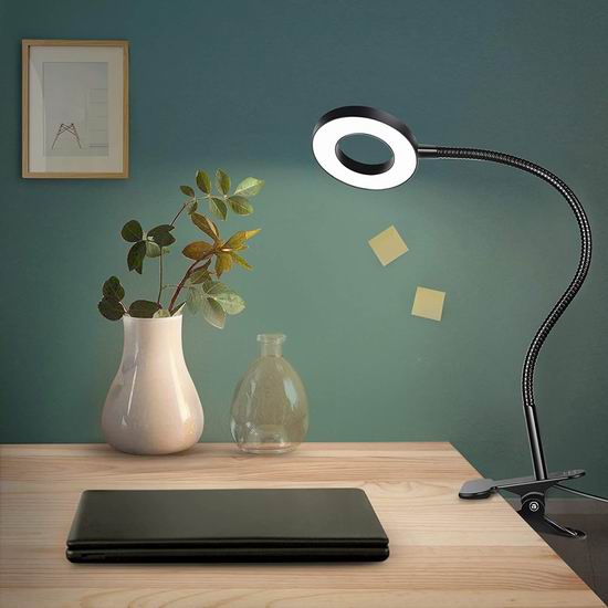  Anpro 48LED 夹式护眼台灯/床头灯/夜灯5折 11.49加元！