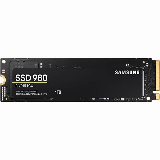  历史新低！Samsung 三星 980 PCIe MZ-V8V1T0B/AM 1TB 固态硬盘 118.98加元包邮！