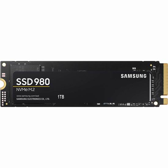  历史新低！Samsung 三星 980 PCIe MZ-V8V1T0B/AM 1TB 固态硬盘6.4折 69.97加元包邮！