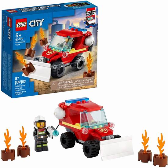  白菜价！历史新低！LEGO 乐高 60279 城市系列 消防车（87pcs） 7加元清仓！