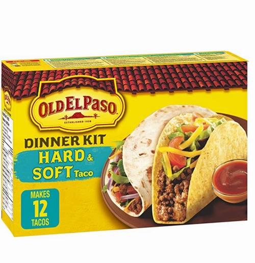  Old El Paso 玉米饼+调料 12个装 3.27加元，原价 4.29加元