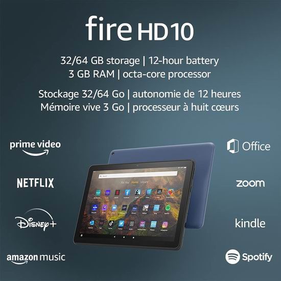 超级白菜！历史新低！Amazon Fire HD 10.1英寸全高清平板电脑+Premier软件捆绑套装2折 59.99加元包邮！