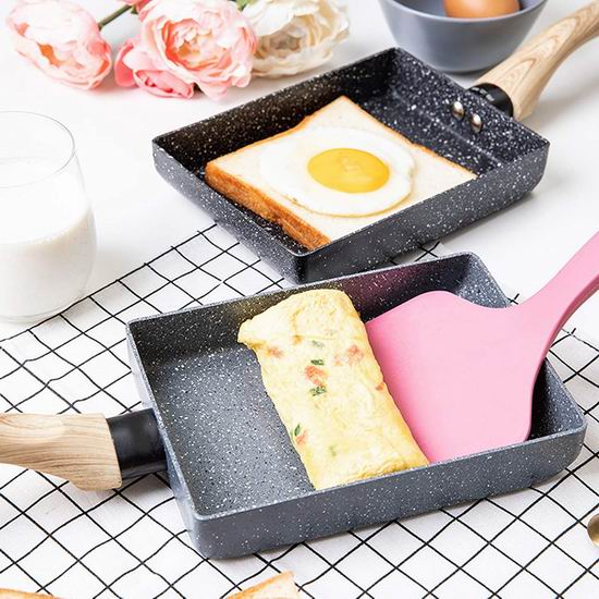  Yarlung Tamagoyaki  日本矩形不粘涂层煎蛋锅 /煎饼锅 21.99加元