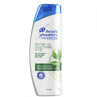  Head & Shoulders 去屑洗发水 含茶树油 400毫升  4.71加元，原价 6.27加元