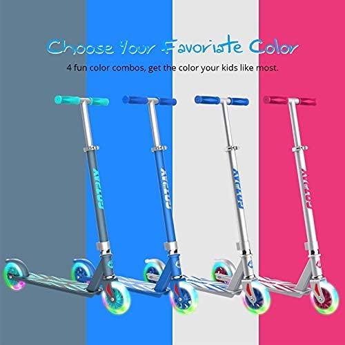 GOTRAX KX5 炫酷LED踏板儿童滑板车6.6折 39.99加元限量特卖并包邮！3色可选！