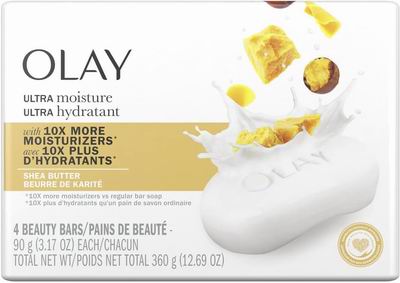  Olay 乳木果超级保湿香皂 4块 4.74加元（原价 5.99加元）