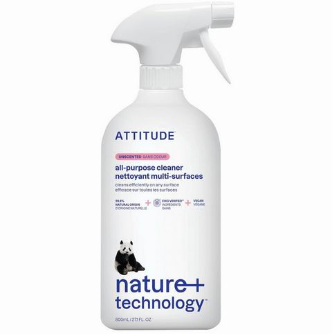 ATTITUDE 纯天然配方 多用途厨房万能清洁剂800毫升 4.24加元（原价 5.69加元）