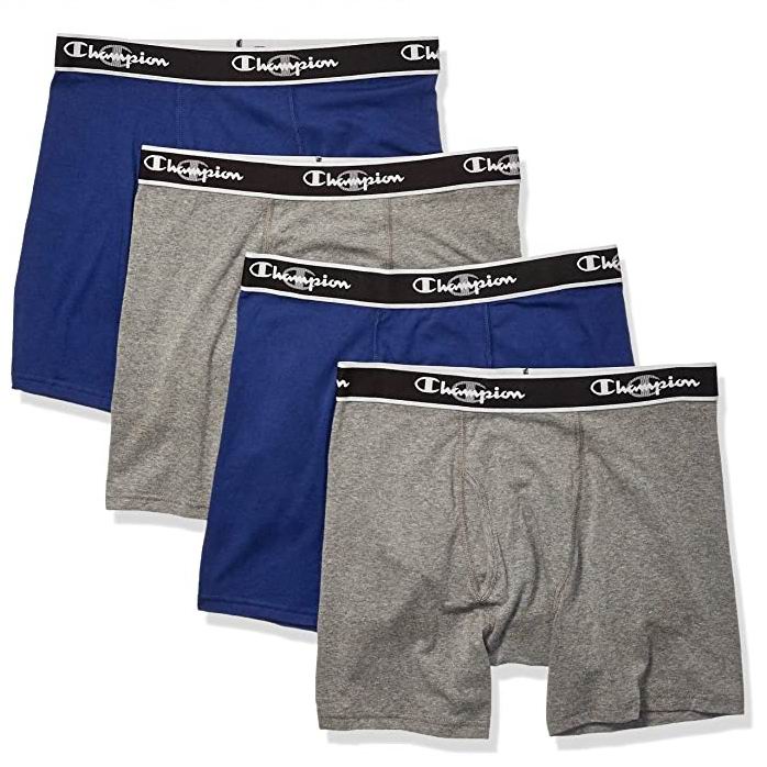  Champion Elite X-Temp男士四角内裤 4条装 20.85加元