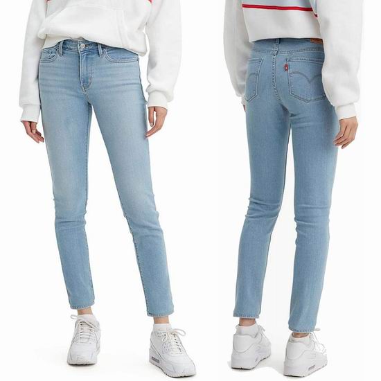  白菜价！Levi's 李维斯 711 Skinny 提臀显瘦修身 经典女式中腰牛仔裤3折 26.96加元清仓！码齐！