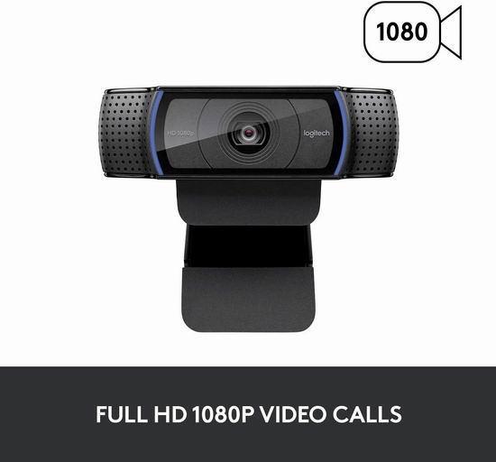 Logitech 罗技 C920x HD Pro 1080P高清网络摄像头8折 79.99加元包邮！