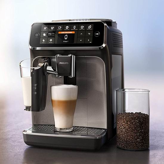 史低价！Phlips 飞利浦 4300系列 EP4347/94 全自动意式咖啡机7.1折 849.99加元包邮！