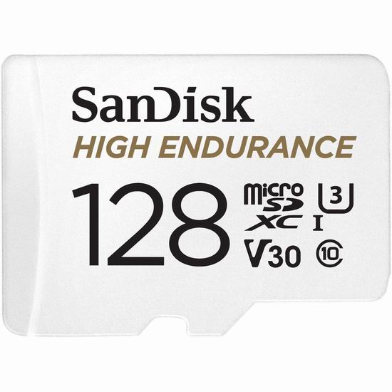  SanDisk 闪迪 128GB 高耐用 microSDXC 存储卡 19.98加元（原价 36.99加元）