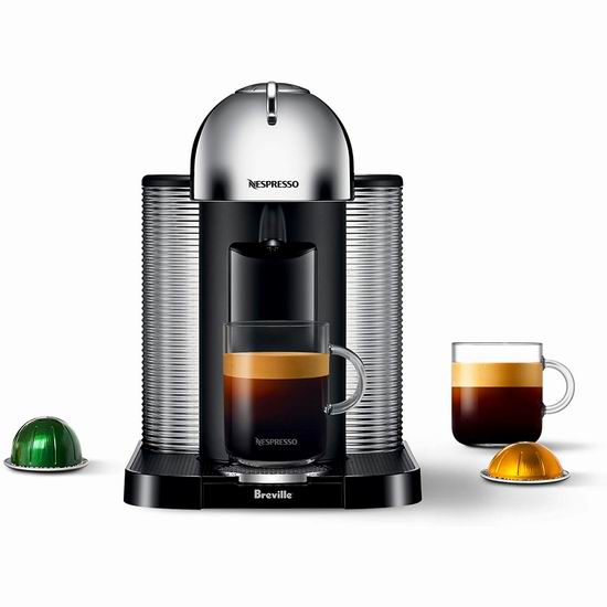  好价必入！历史新低！Breville Nespresso Vertuo 胶囊咖啡机4折 99加元包邮！另有奶泡机套装169加元！多款可选！