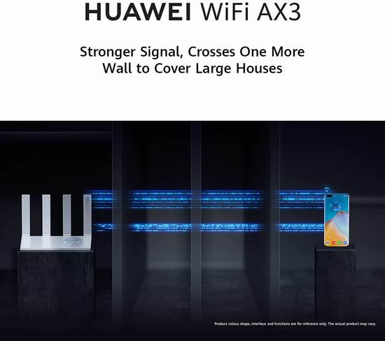 HUAWEI 华为 AX3 WiFi 6 疾速无线路由器 7.6折 99加元包邮！支持儿童健康上网，防沉迷！