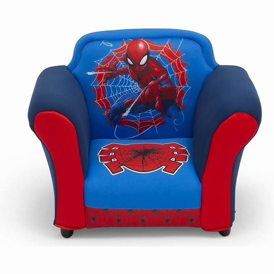 Delta 漫威 蜘蛛侠 儿童单人软垫沙发 69.97加元包邮！