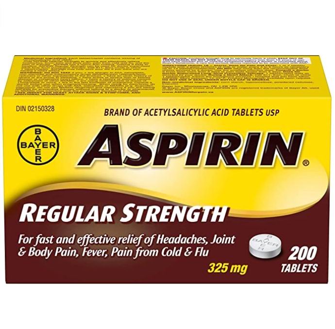  历史新低！Bayer 德国拜耳 Aspirin 阿司匹林片（200片） 9.79加元！