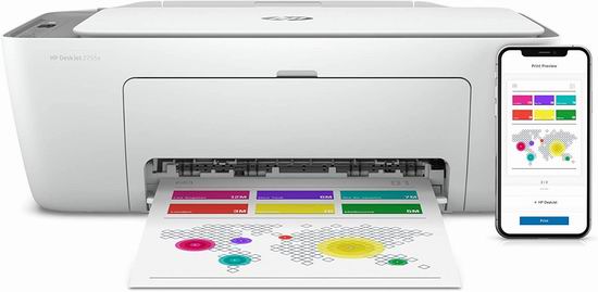 HP 惠普 DeskJet 2755e 多功能一体无线彩色喷墨打印机6.2折 74.99加元包邮！送半年墨盒！