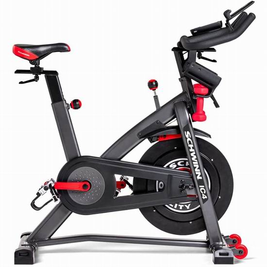  Schwinn IC4 室内动感健身自行车 999.99加元（原价 1399.99加元）！支持模拟实景骑行比赛！