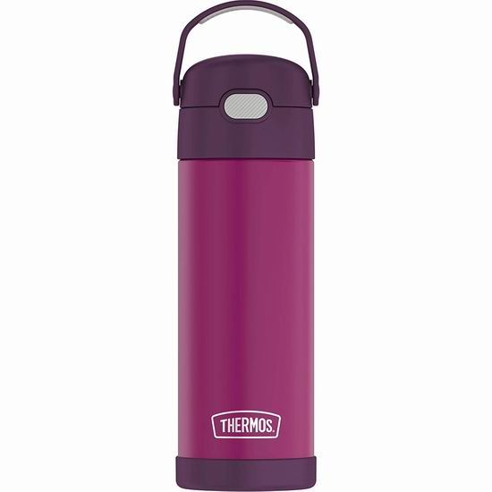  Thermos 膳魔师 Funtainer 16盎司不锈钢保温杯 16.93加元！2色可选！