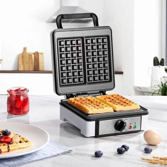  手慢无！历史新低！A/C 1200W N种吃法 华夫饼机 29.99加元清仓并包邮！