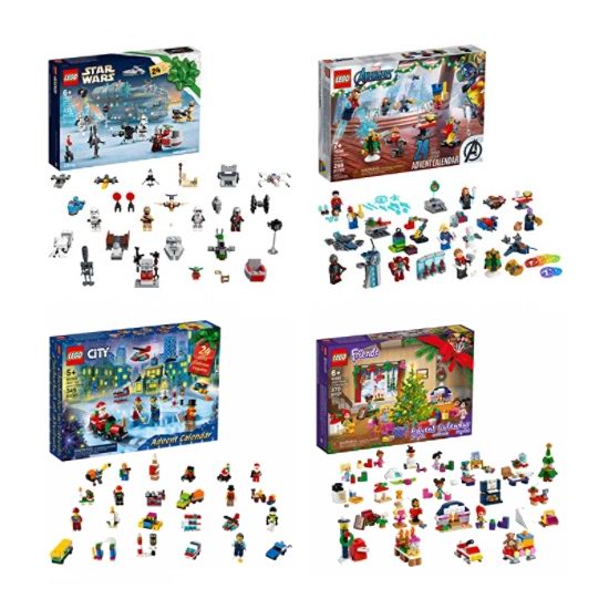  圣诞礼品：精选多款 Lego 乐高 圣诞倒数日历积木套装 37.99-48.97加元！